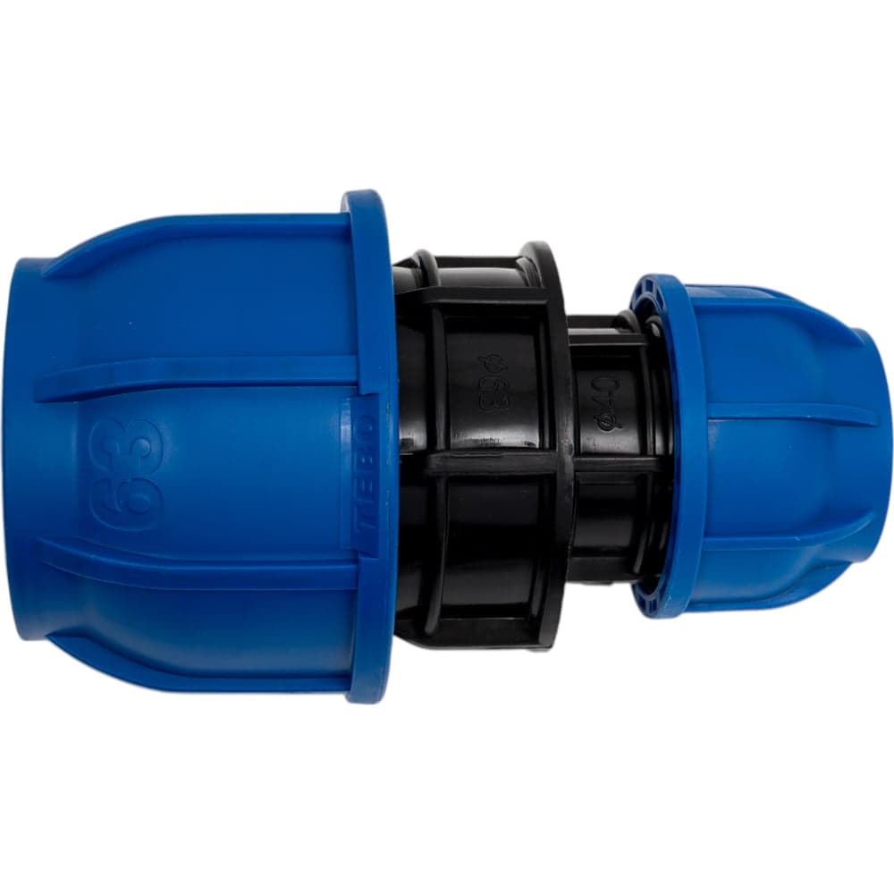Компрессионная муфта TEBO ПНД переxодная 63x40 T-ПНД.М.0.63-40.CN