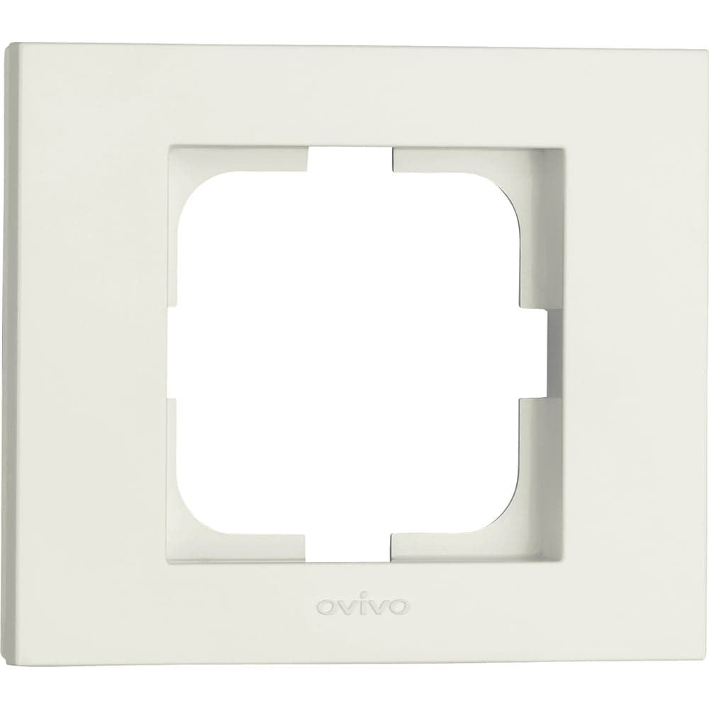 1-местная рамка OVIVO GRANO, крем, 400-020000-096