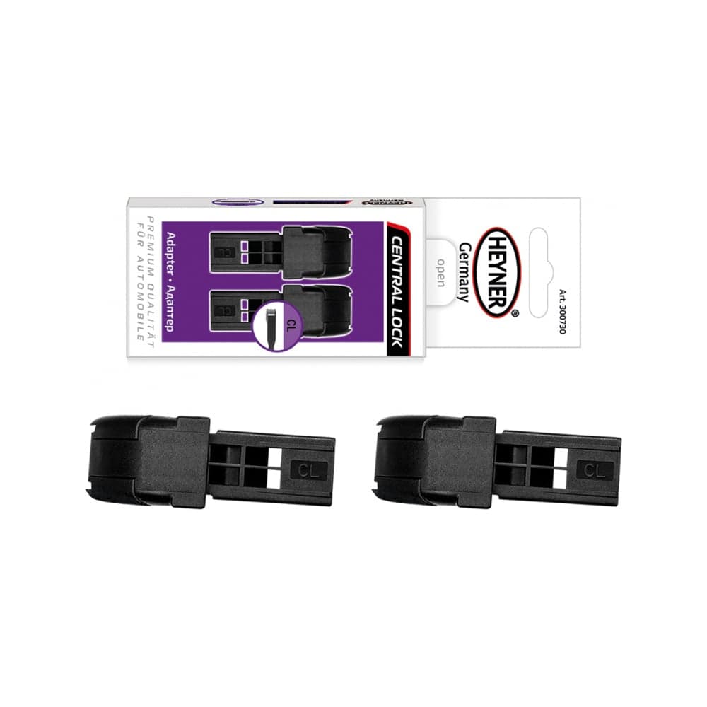 Адаптер для щеток CENTRAL LOCK 2 шт, блистер Heyner 300730