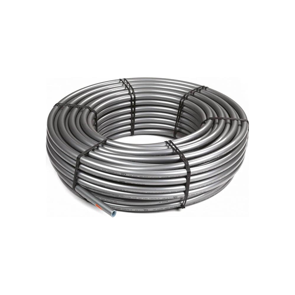 Труба RTP PE-Xa 32x4.4 EVOH 25м серый металлик 29777