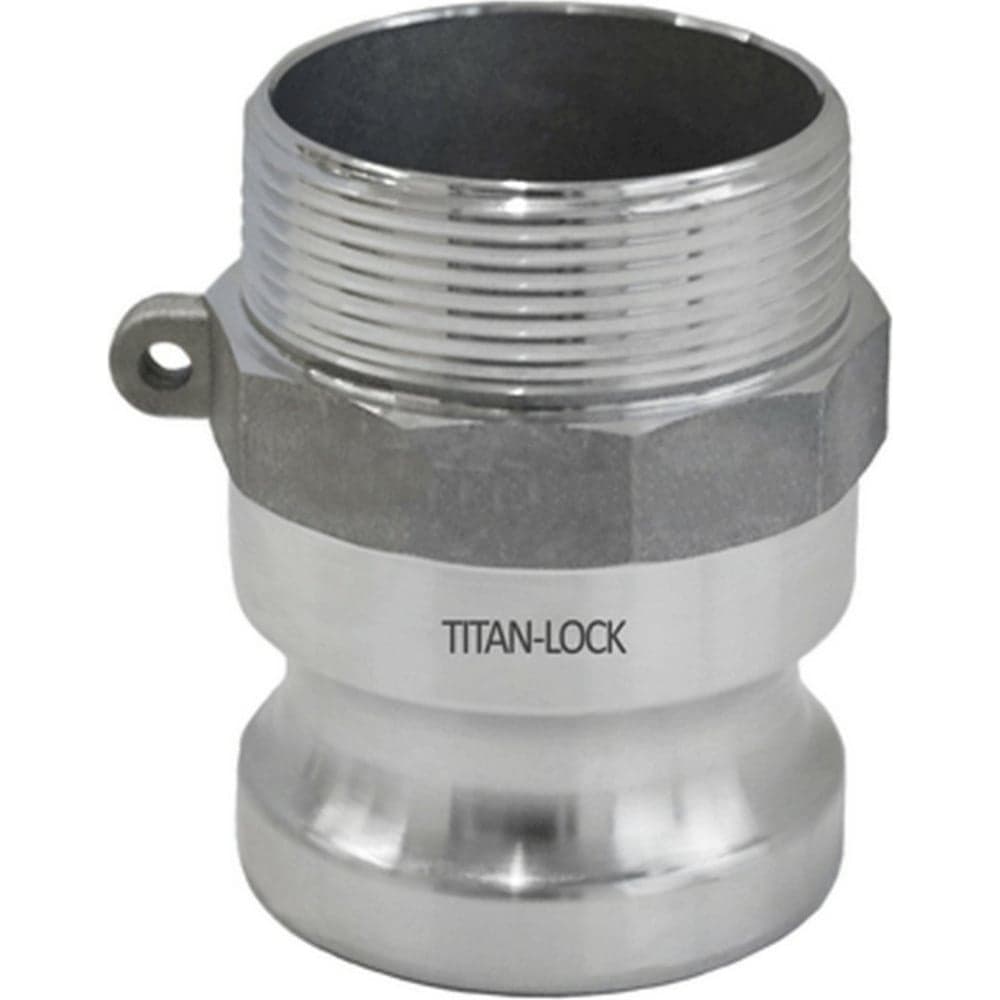 Алюминиевый камлок TITAN LOCK типа F серия EcoLine, ниппель наруж. резьба BSP 1 1/2" TL150FAL-EL