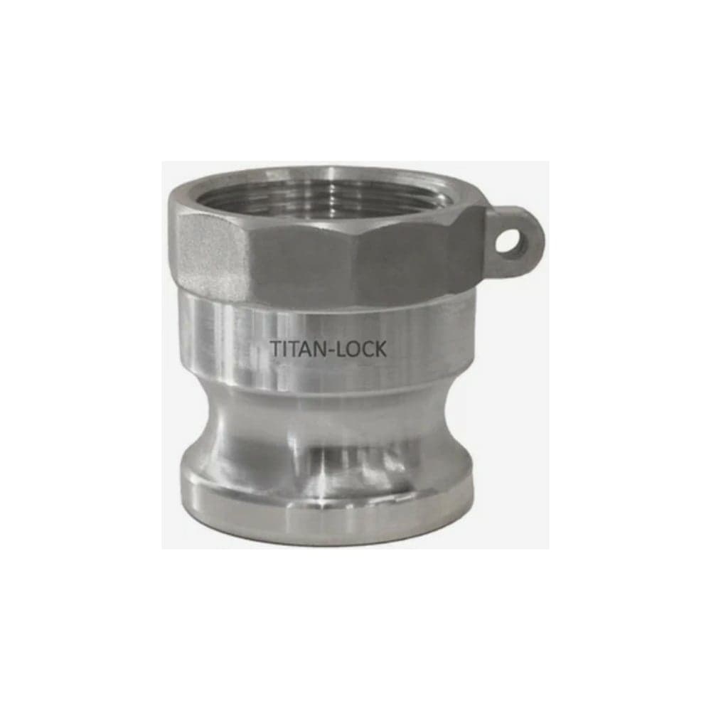 Алюминиевый камлок TITAN LOCK типа А серия EcoLine, ниппель внутр. резьба BSP 1 1/4" TL125AAL-EL