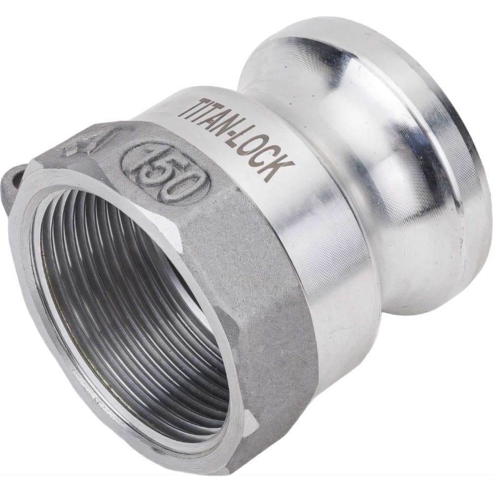 Алюминиевый камлок TITAN LOCK типа А серия EcoLine, ниппель внутр. резьба BSP 1 1/2" TL150AAL-EL