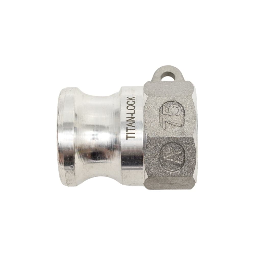 Алюминиевый камлок TITAN LOCK типа А серия EcoLine, ниппель внутр. резьба BSP 3/4" TL75AAL-EL