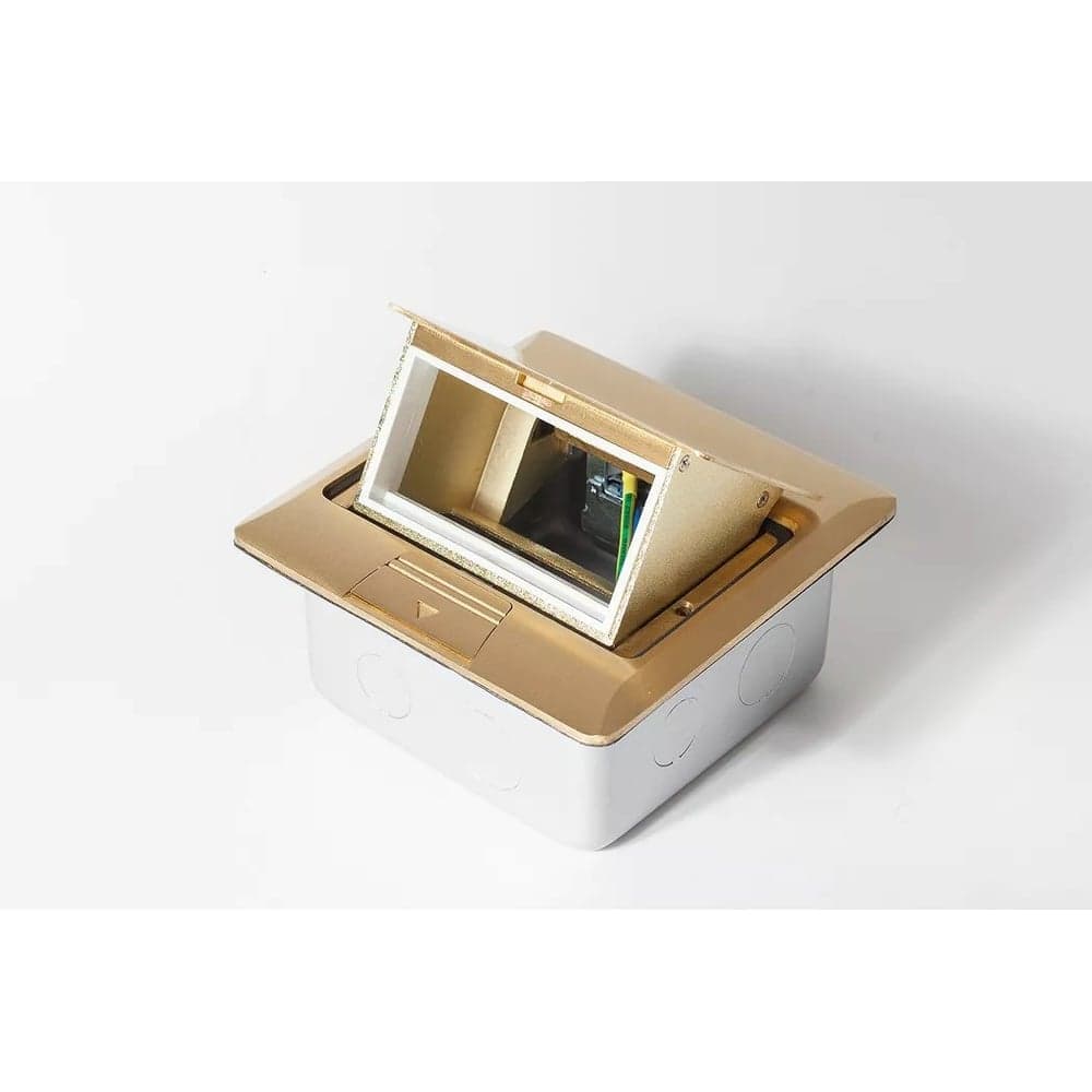 Люк на 2 поста SPL 45x45, латунь, с металлической коробкой, IP44 300003