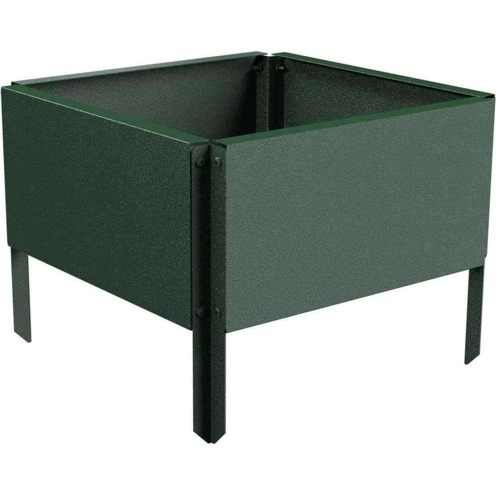 Готовая оцинкованная грядка Delta-Park GX 0.32x0.32 м, зеленая 30020GX_3232Gr