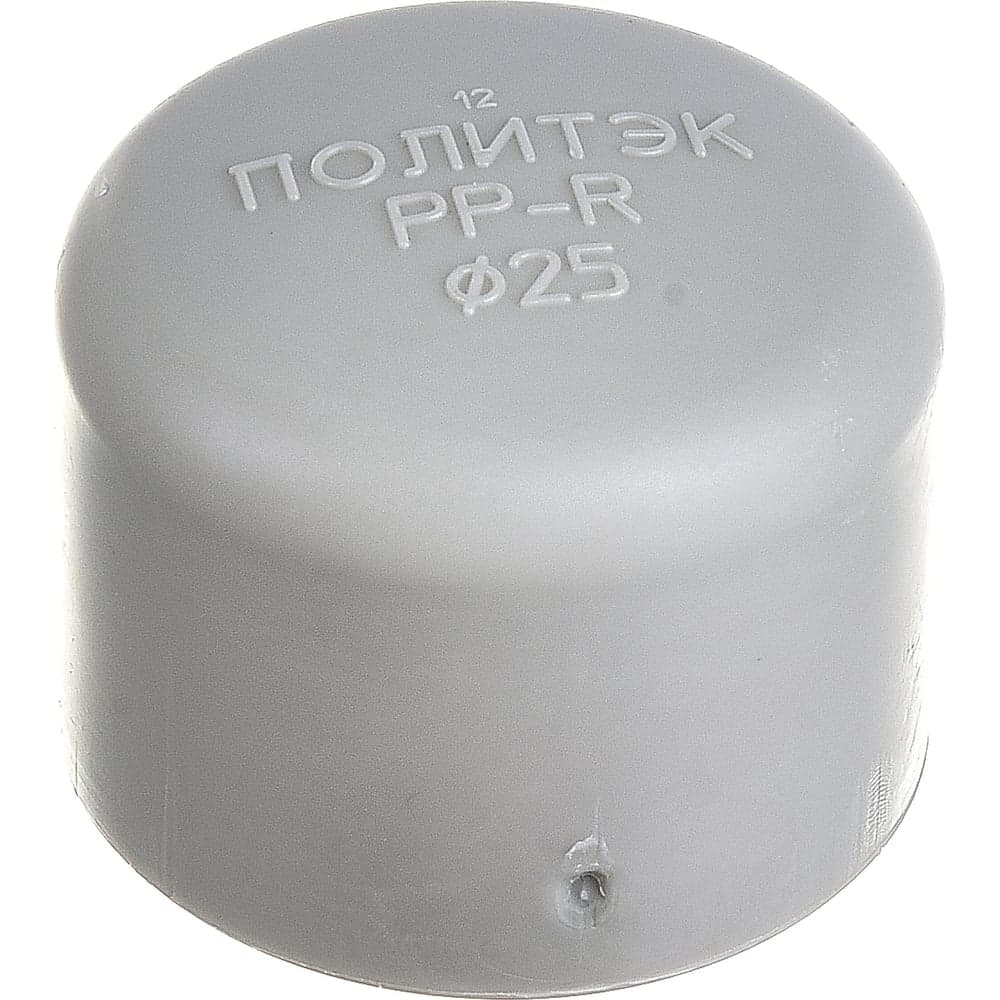 Заглушка ПОЛИТЭК 25 PPRC, серый 9000001025с