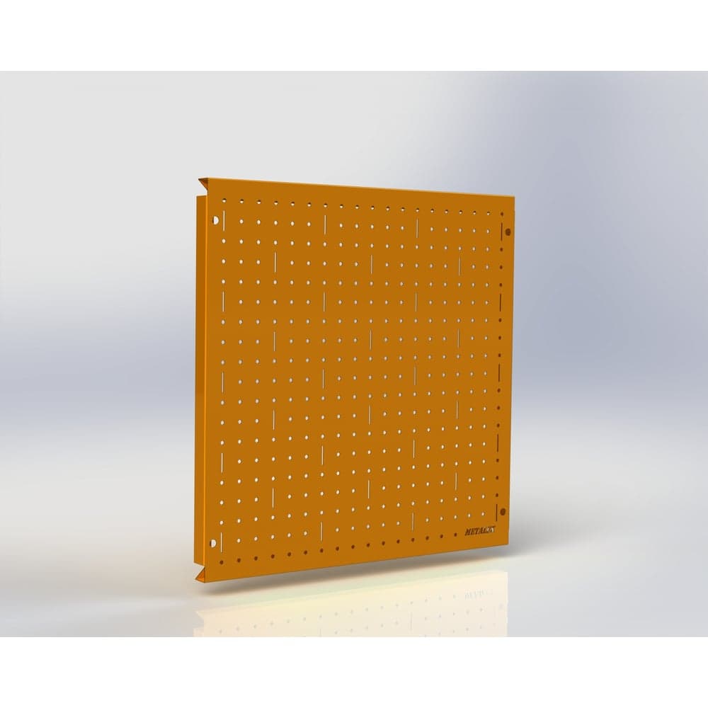 Металлическая перфопанель ООО Металекс Metalex 400x400 мм, оранжевая PRO4040