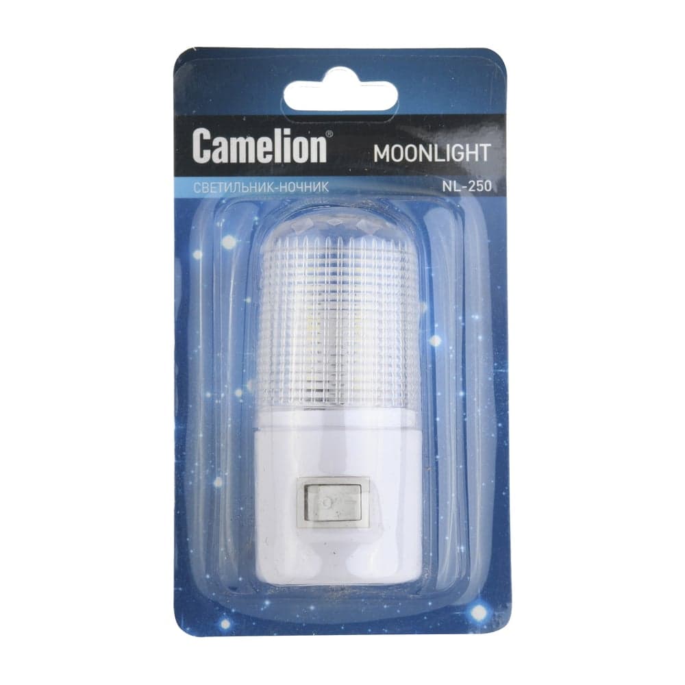 Ночник Camelion NL-250 LED, выключатель, 220 В 14357