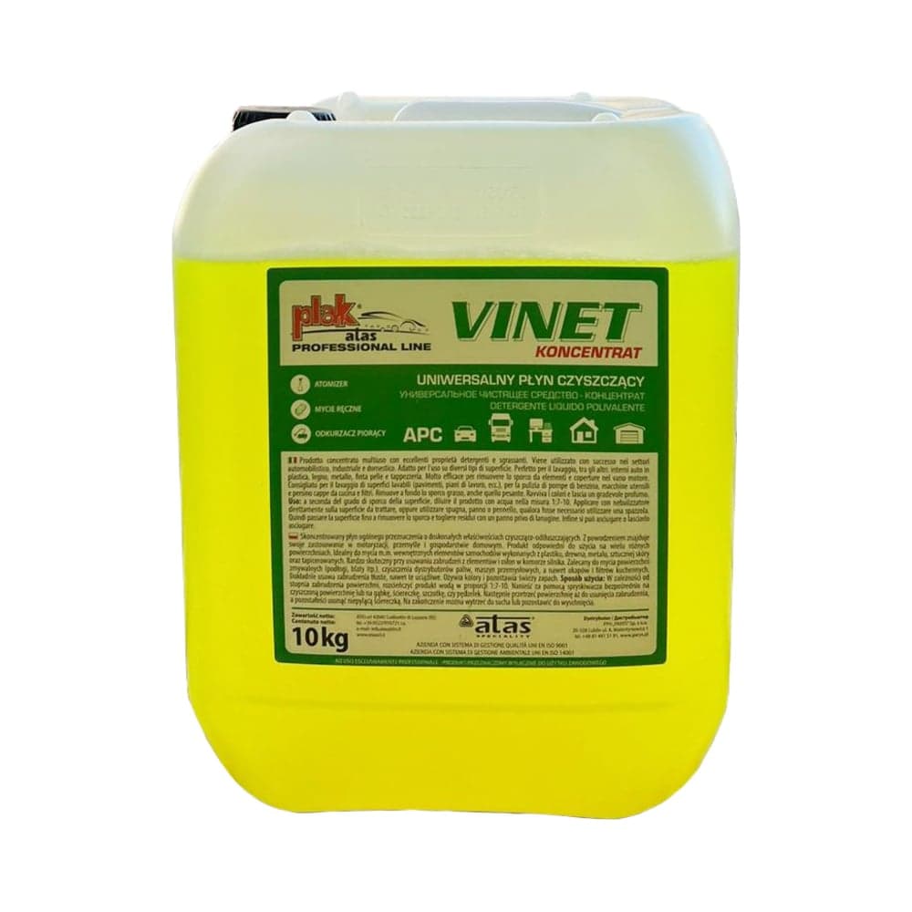 Универсальное средство для очистки салона Atas VINET концентрат, 10 кг 6692