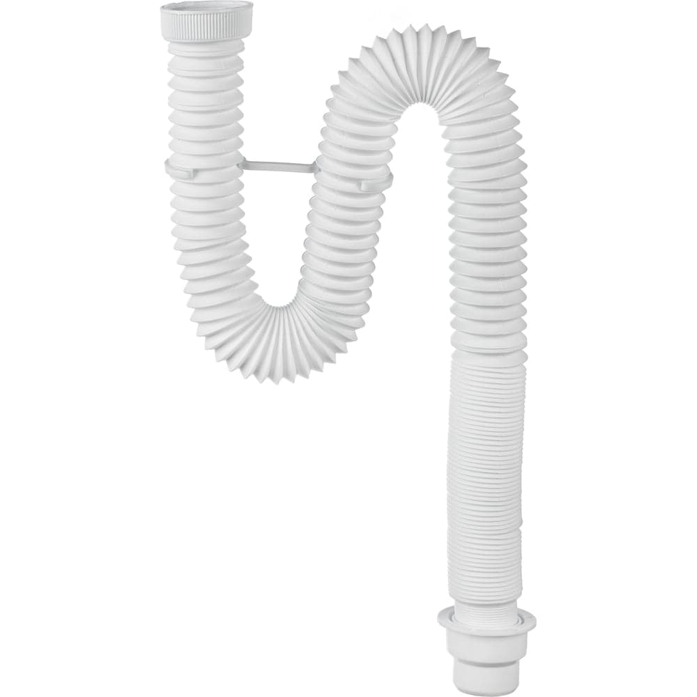 Сифон гофрированный VIRPLAST "Элит" 1 1/2x50/40 мм без выпуска, удлинённый L1200 30980623