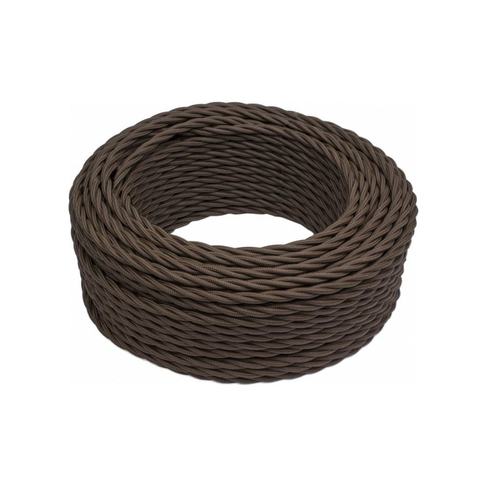 Провод Bironi 3x1,5 коричневый (матовый) 10м B1-434-72-10