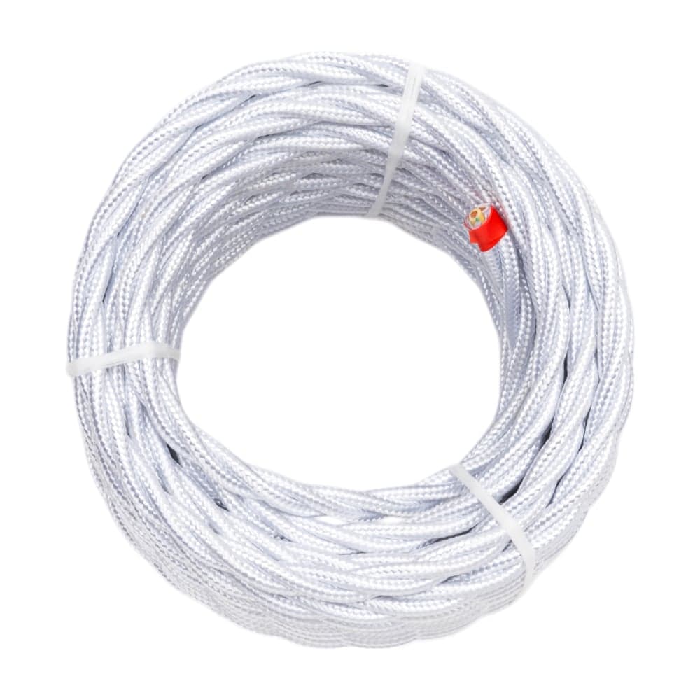 Провод Bironi 3x2,5 белый (глянец) 10м B1-435-071-10