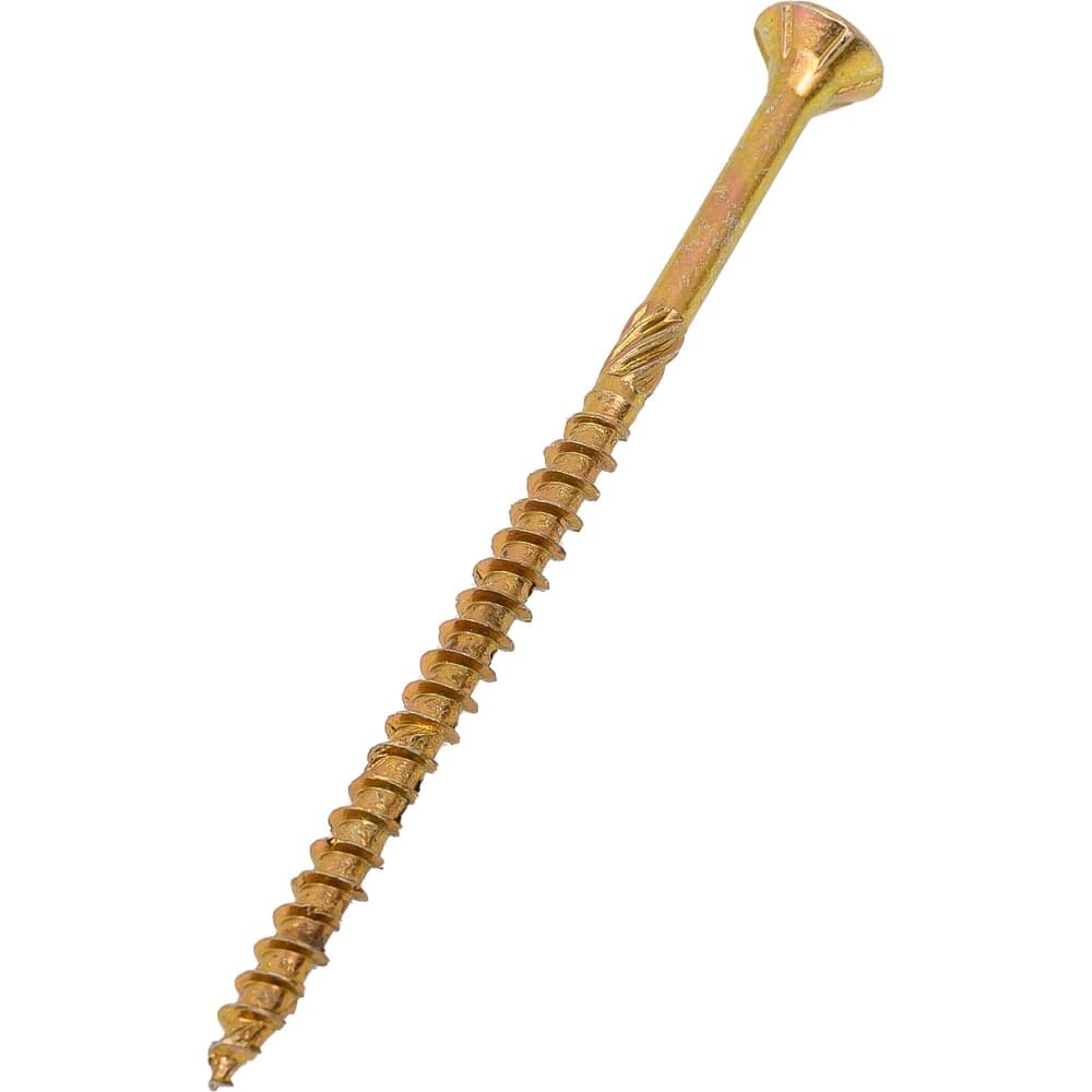 Шуруп для дерева Fischer fpf-sz 4,5x80 yzp, жёлт. цинк, 20 шт. 653962