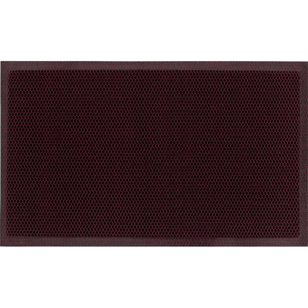 Напольный коврик ComeForte mesh mat 45x75 см, красно-черный MM-06