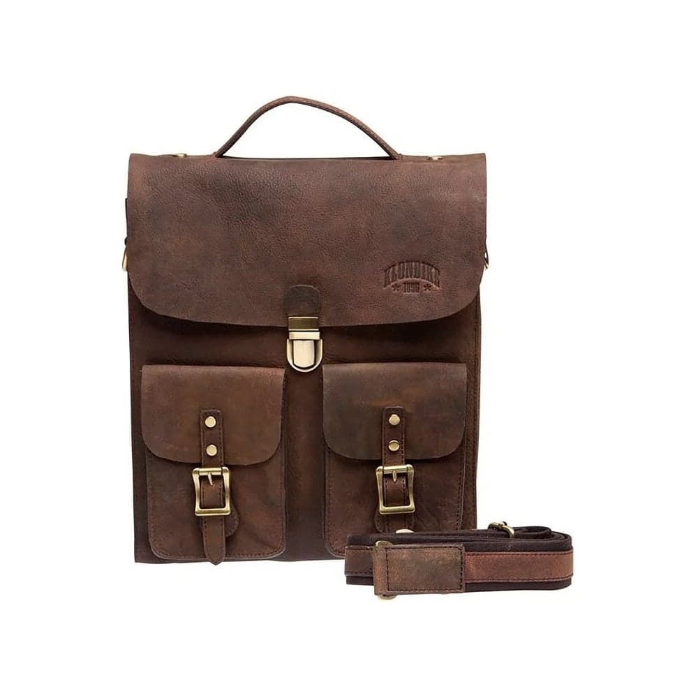 Сумка Klondike Brady, коричневая, 30х35х7 см KD1039-01