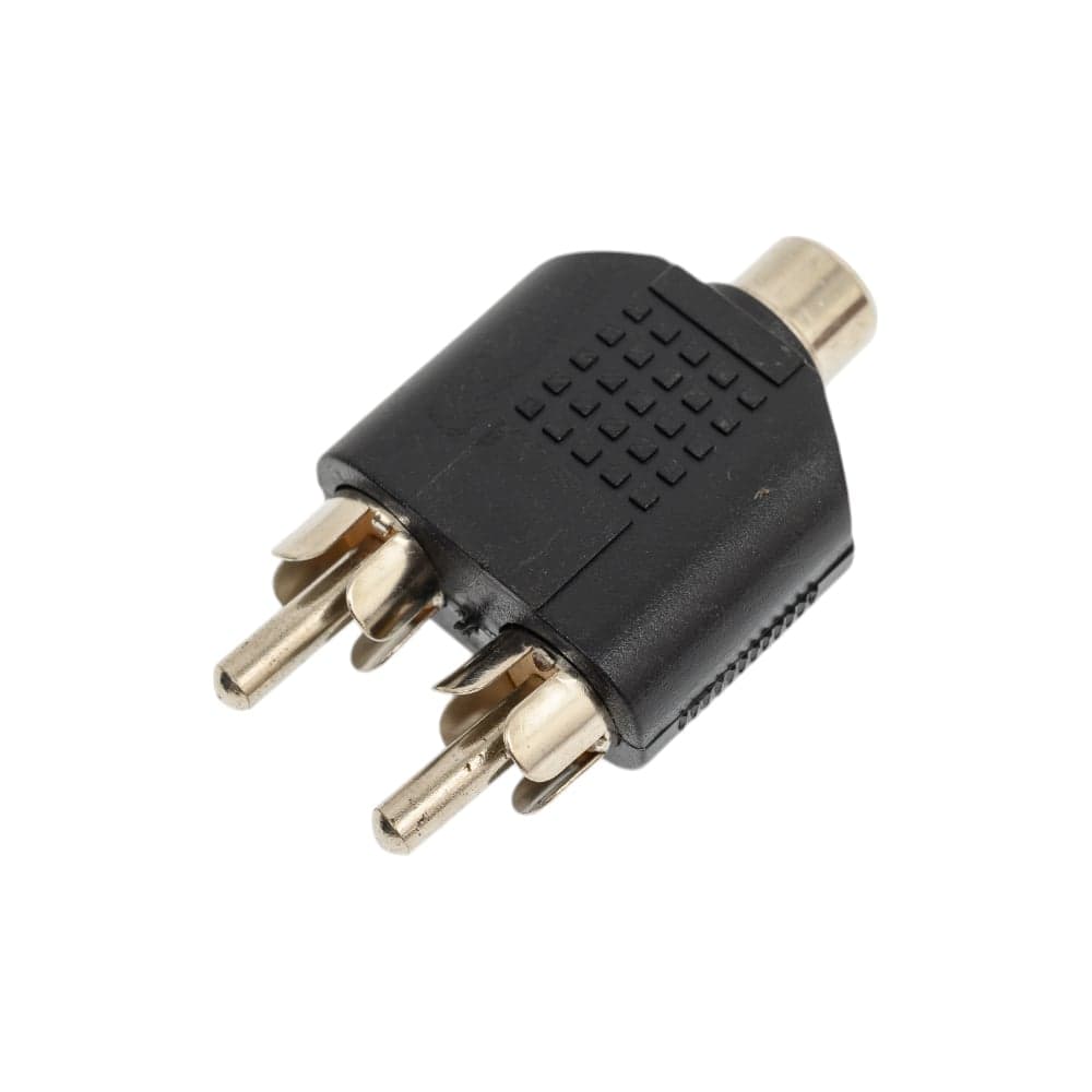 Переход RCA гнездо - 2 x RCA штекер Pro Legend пластик, PL2281