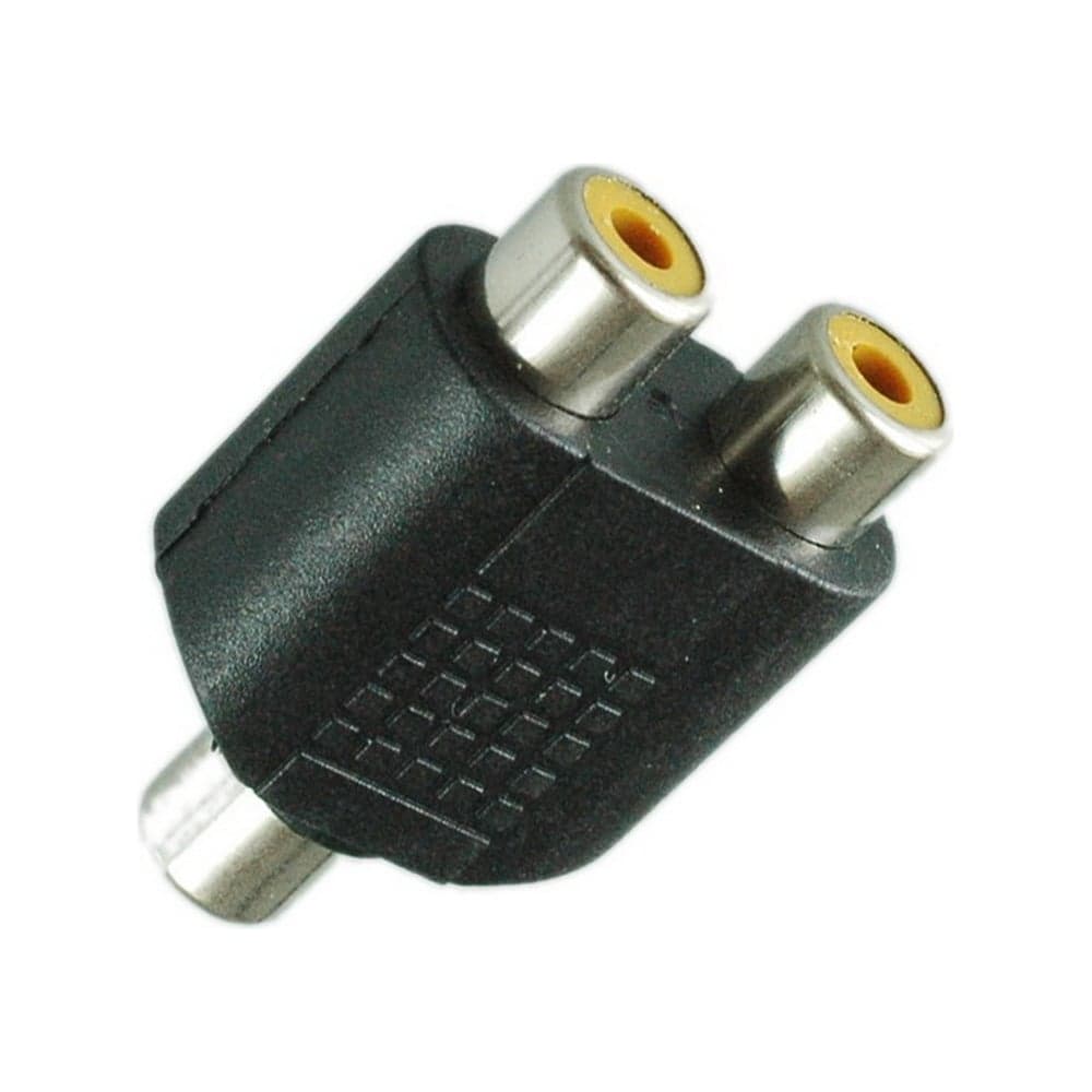 Переход RCA гнездо - 2 x RCA гнездо Pro Legend пластик, PL2282