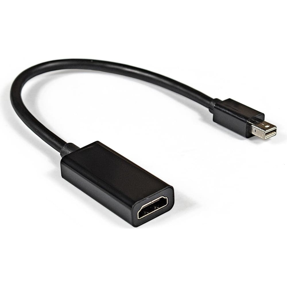 Кабель-переходник ExeGate miniDisplayPort-HDMI EX-mDPM-HDMIF-0.15 mini20M 19F, 0,15м 284922