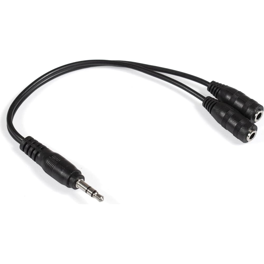 Кабель-разветвитель аудио ExeGate EX-CCA-415-0.3 3.5mm Jack M 2x3.5mm Jack F, 0,3м 284946