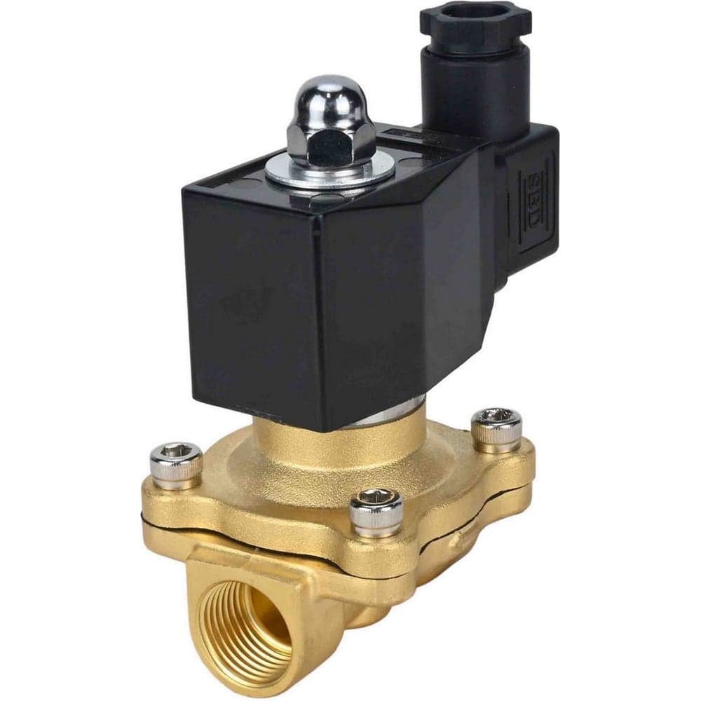 Клапан электромагнитный DN.ru VS2W-300E-NC Ду6 Ру10 двухходовой, латунь, EPDM, 220В AC D130-01703