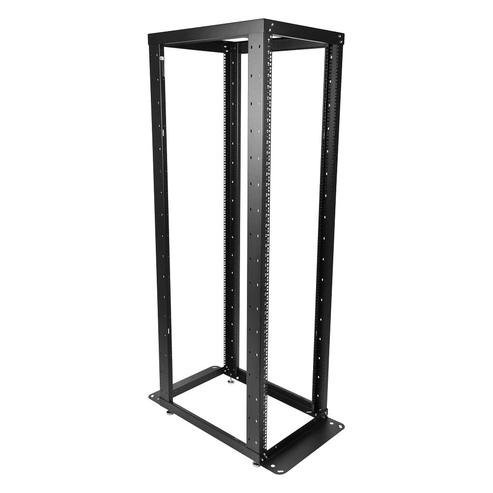 Открытая стойка ЦМО 19" СТК-С, серверная, 33U, 1580x560x1035 мм (ВхШхГ), глубина 770 мм, двухрамная, цвет: черный СТК-С-33.2.750-9005