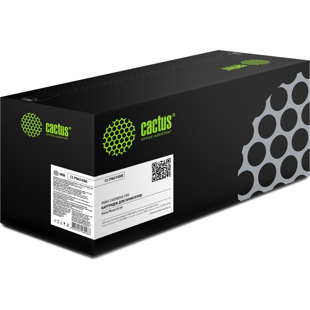 Лазерный картридж Cactus 106r01482 пурпурный, 2000 страниц, для xerox phaser 6140 CS-PH6140M 807451