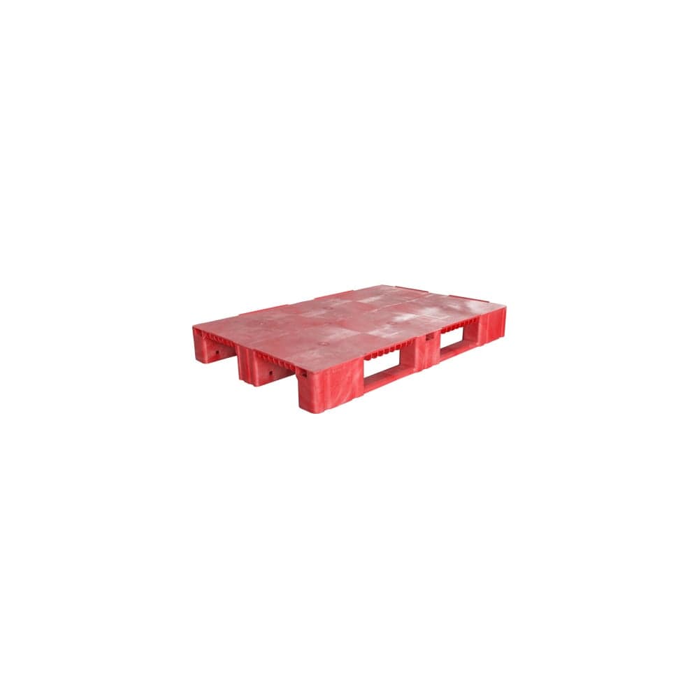 Сплошной паллет Дигрус 1200x800x150, на 3-х полозьях, красный П-120.80.15-Сп3К/Д