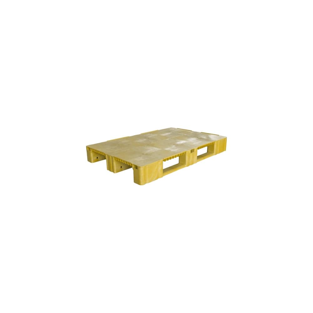 Сплошной паллет Дигрус 1200x800x150, на 3-х полозьях, желтый П-120.80.15-Сп3Ж/Д - 2
