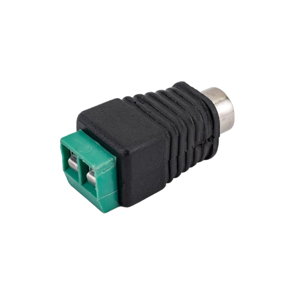 Разъем RCA гнездо Pro Legend пластик на кабель, винт, PL2162