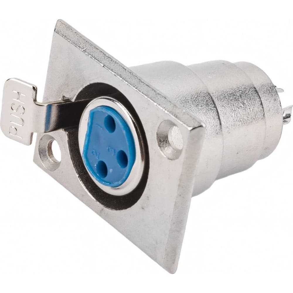 Разъем XLR 3P гнездо Pro Legend металл на корпус, PL2192