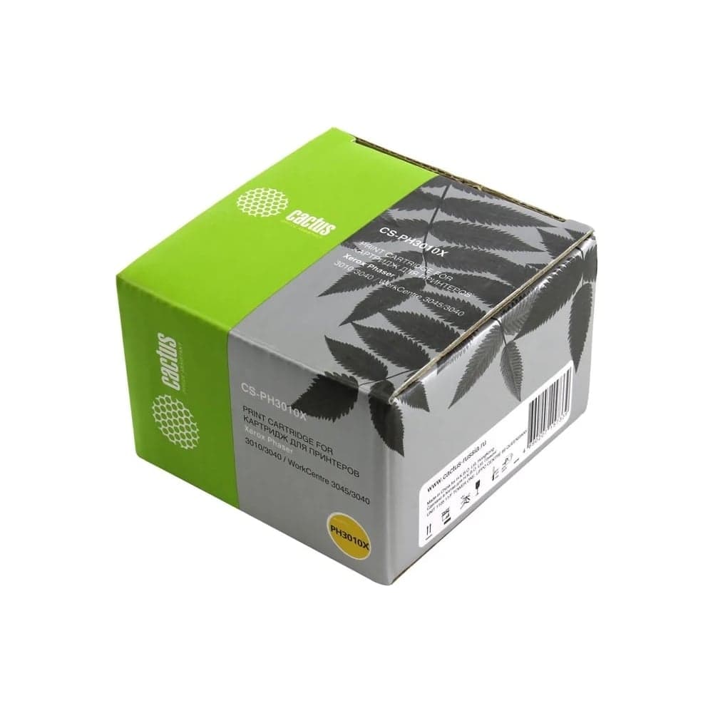 Лазерный картридж Cactus 106r02183 черный, 2300 страниц, для xerox phaser 3010/workcentre 304 CS-PH3010X 727304