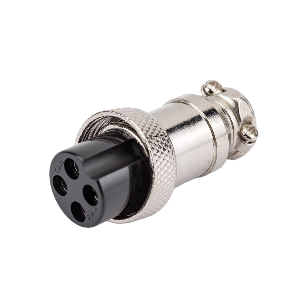 Разъем MIC16 4P гнездо Pro Legend металл на кабель, PL2202