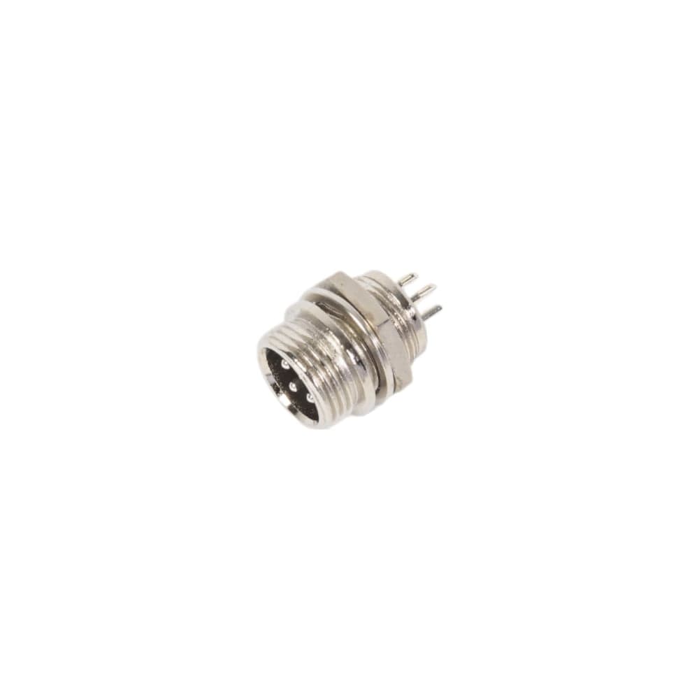 Разъем MIC12 4P штекер Pro Legend металл на корпус, PL2222
