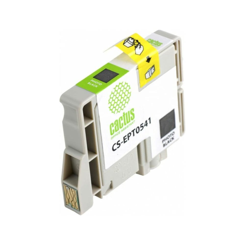 Струйный картридж для epson stylus photo r800/r1800 Cactus t0541 черный 16.2 мл CS-EPT0541 690114