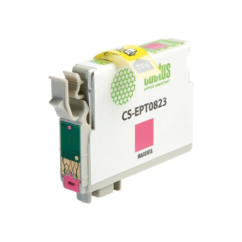 Струйный картридж Cactus t0823 пурпурный, 13.8 мл, для epson stylus photo r270/290/rx590 CS-EPT0823 690131