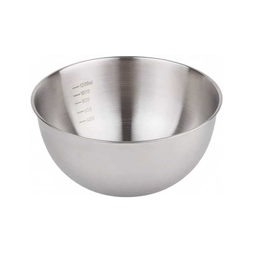 Миска PERFECTO LINEA из нержавеющей стали 18.5 см с мерной шкалой Chef 24-018592 ЦД-0262455156