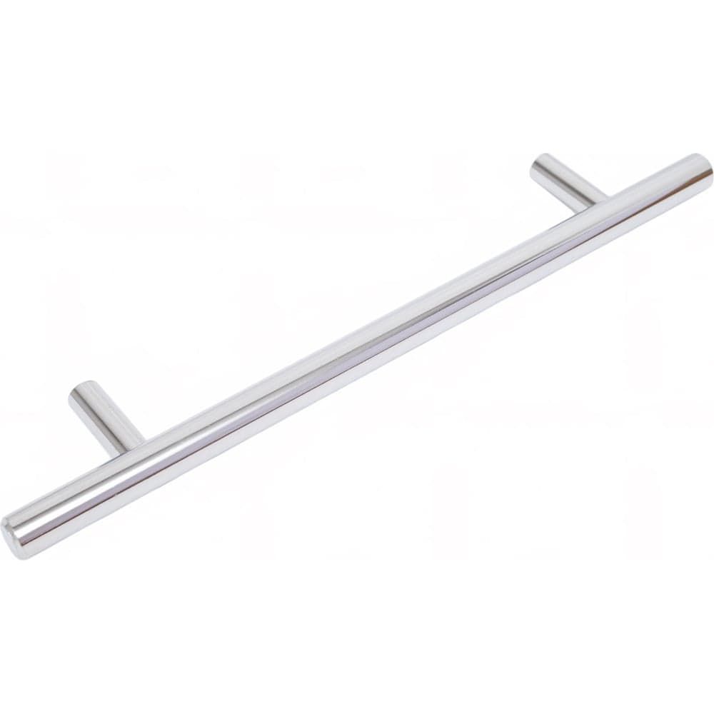 Ручка-рейлинг MFK-TORG L530-128-СР 128 мм, хром, диаметр 10 мм L530-128-10-СР
