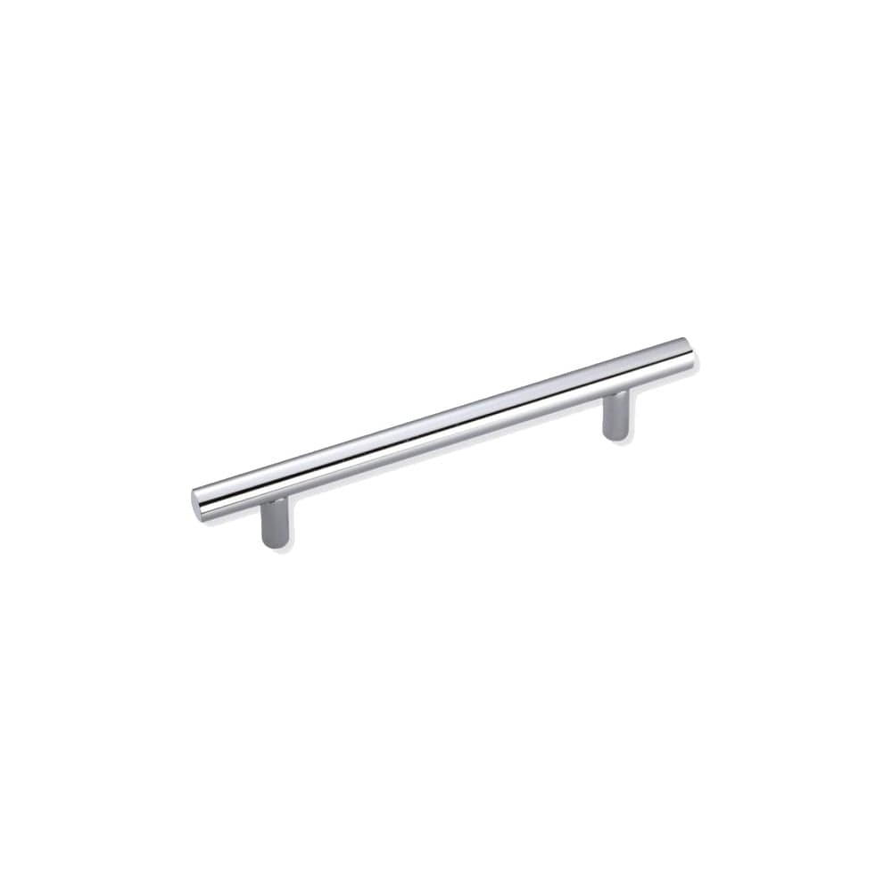 Ручка-рейлинг MFK-TORG L530-128-SN 128 мм, никель, диаметр 10 мм L530-128-10-SN