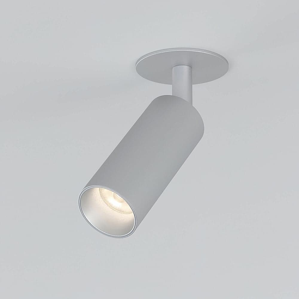 Встраиваемый светодиодный светильник Elektrostandard - diffe / серебряный 8w 4200k (25039/led) a058219