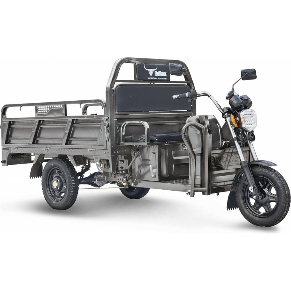 Грузовой электротрицикл Rutrike D4 1800 60V1500W темно-серый 023293-2495