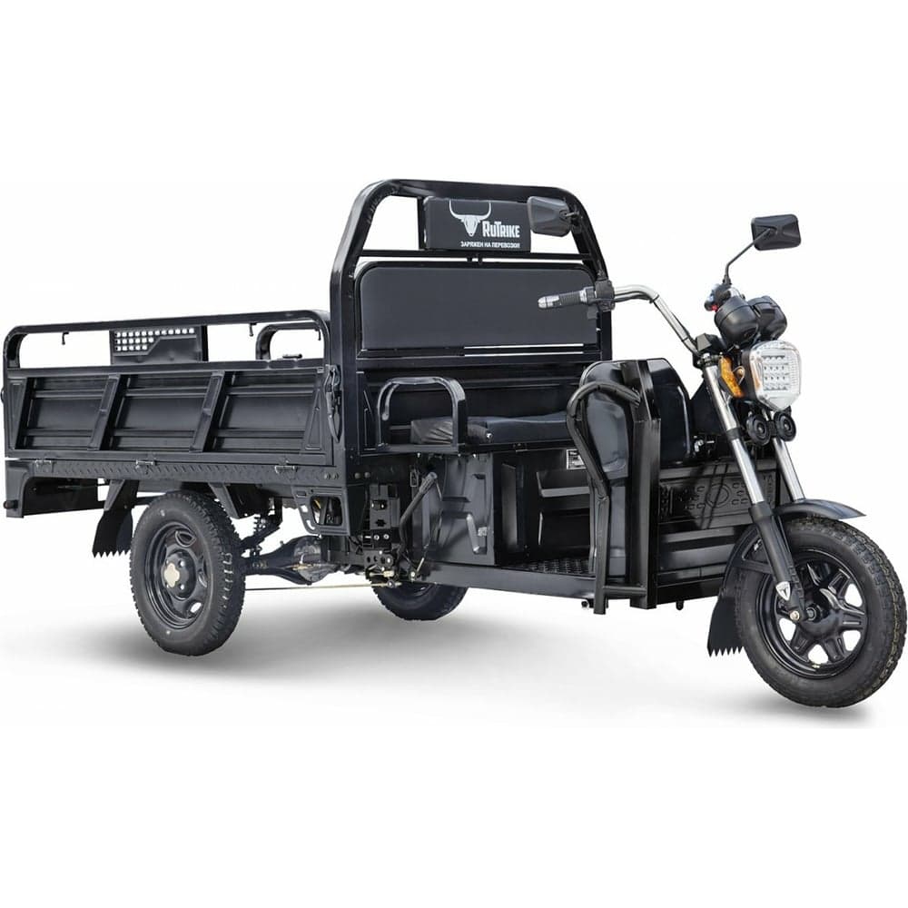 Грузовой электротрицикл Rutrike D4 1800 60V1500W черный 023293-2496
