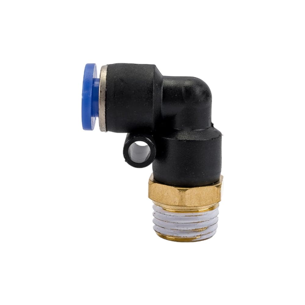Фитинг Г- образный трубка 6 мм, резьба наружная 1/4" Pegas pneumatic 5901