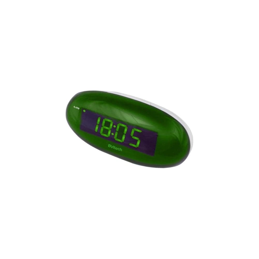 Сетевые часы BVItech зеленый/белый BV-151GWL