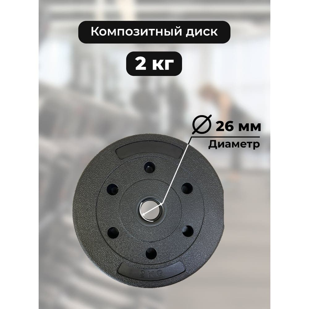Пластиковый диск BARFITS D26 2кг 1181160633