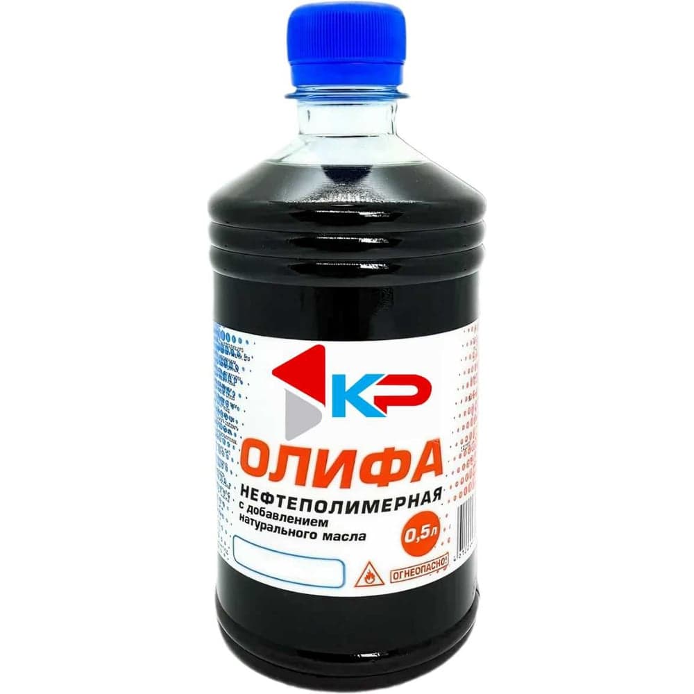 Олифа нефтеполимерная с добавлением натурального масла КР 0,5л 4610044290488