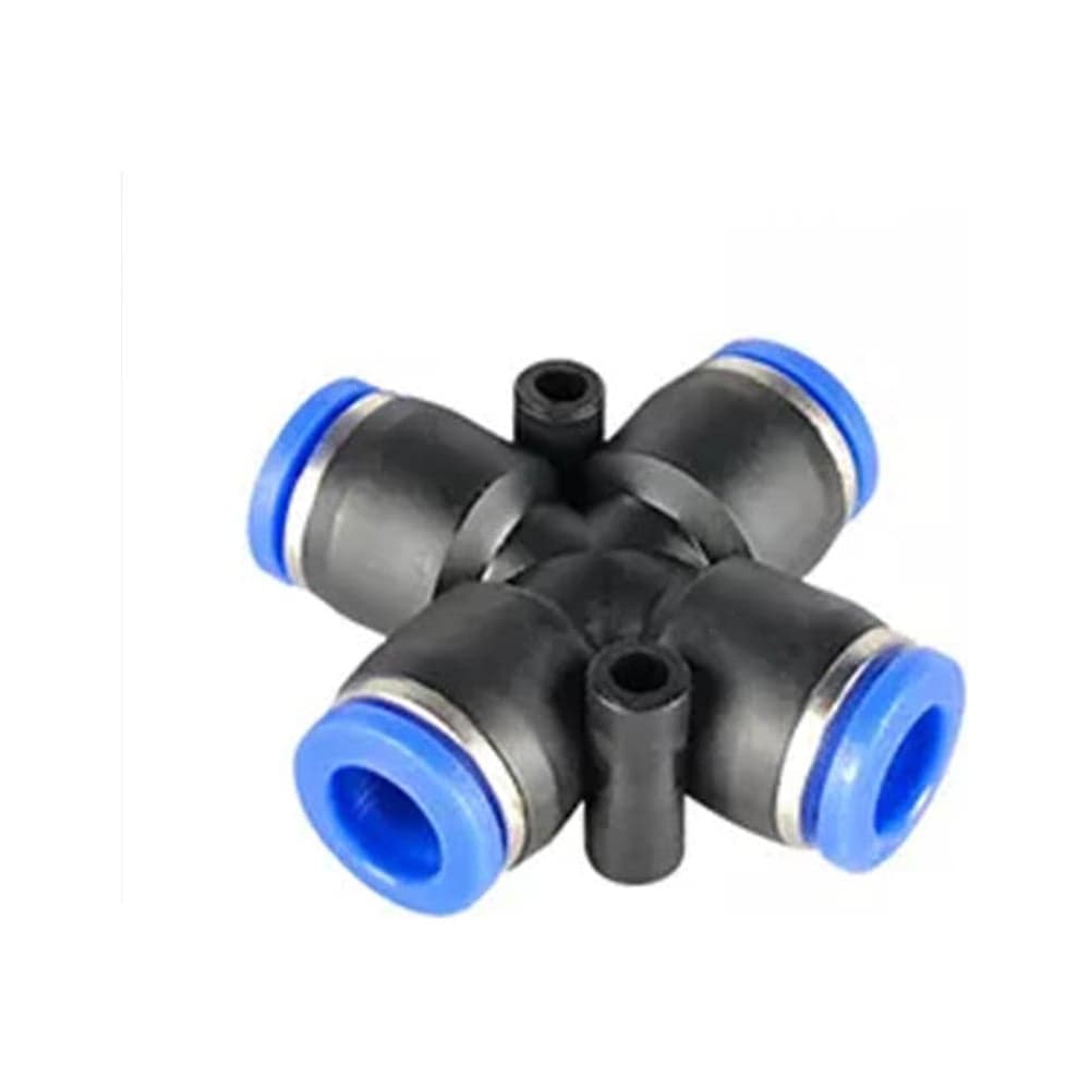 Фитинг цанговый крест 4 мм Pegas pneumatic 5801