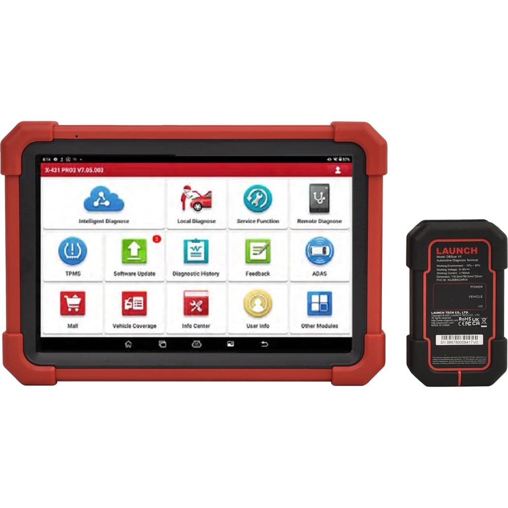 Диагностический мультимарочный сканер Launch X431 PRO3 v5.0 SE, без адаптеров OBD-I LNC-118