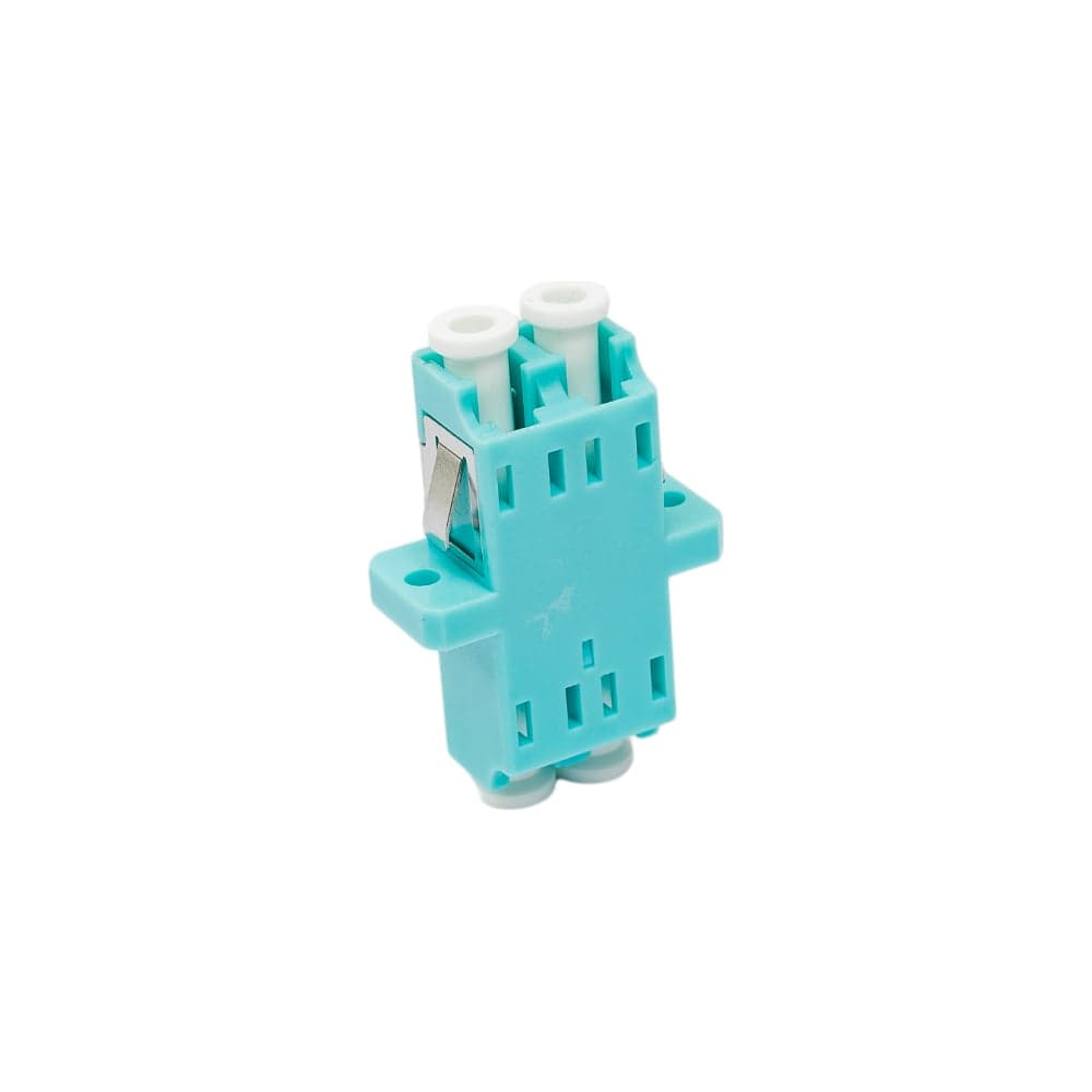 Оптический проходной адаптер DATAREX lc-lc om3 дуплекс duplex бирюзовый DR-541123