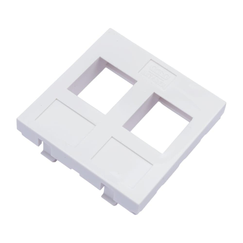 Адаптер DATAREX mosaic 45x45 мм для модуля keystone 2 порта белый DR-5303